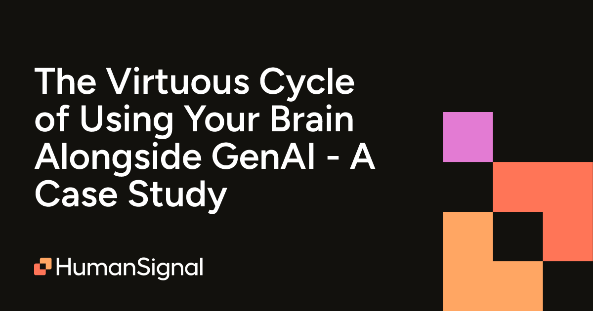The Virtuous Cycle of Using Your Brain Alongside GenAI - A Case Study ...